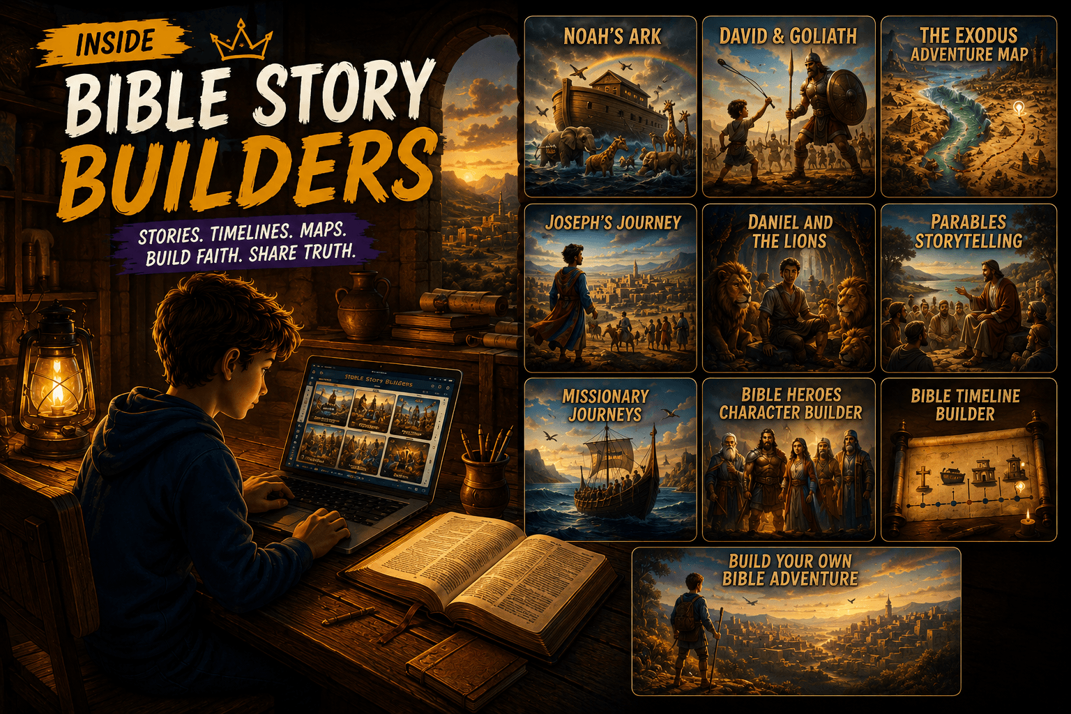 Bible Story Builders product artwork